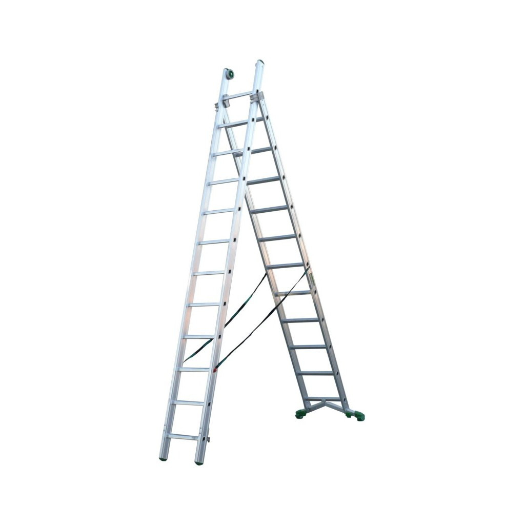 Echelle transformable 2 plans aluminium longueur pliée 384 cm ...