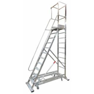 Marchepied roulant  9 marches châssis escamotable