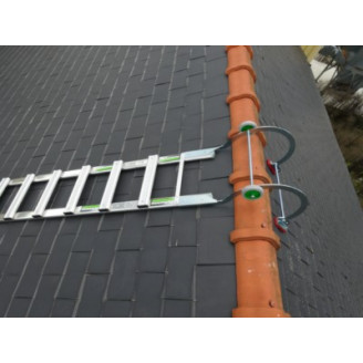 Echelle de couvreur aluminium emboîtable élément départ
